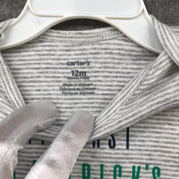 NWT Carter's Baby 12M My First St. Patrick's Day Bodysuit Long Sleeve T-Shirt - Picture 5 of 5